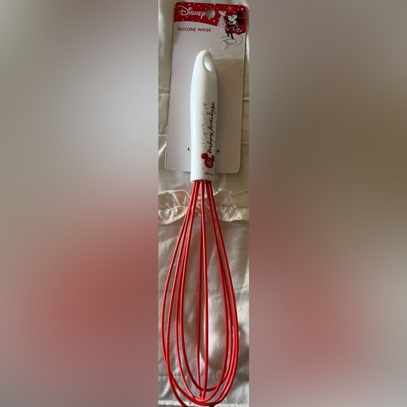 NWT Disney Minnie Mouse LOT/3 Kitchen Items Reusable Gloves Whisk Sink Strainer - Picture 6 of 8